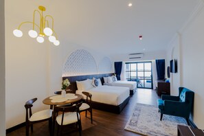 Desk, iron/ironing board, free WiFi