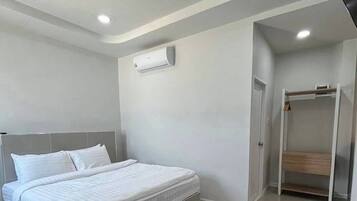 Chambre Double, patio, vue jardin