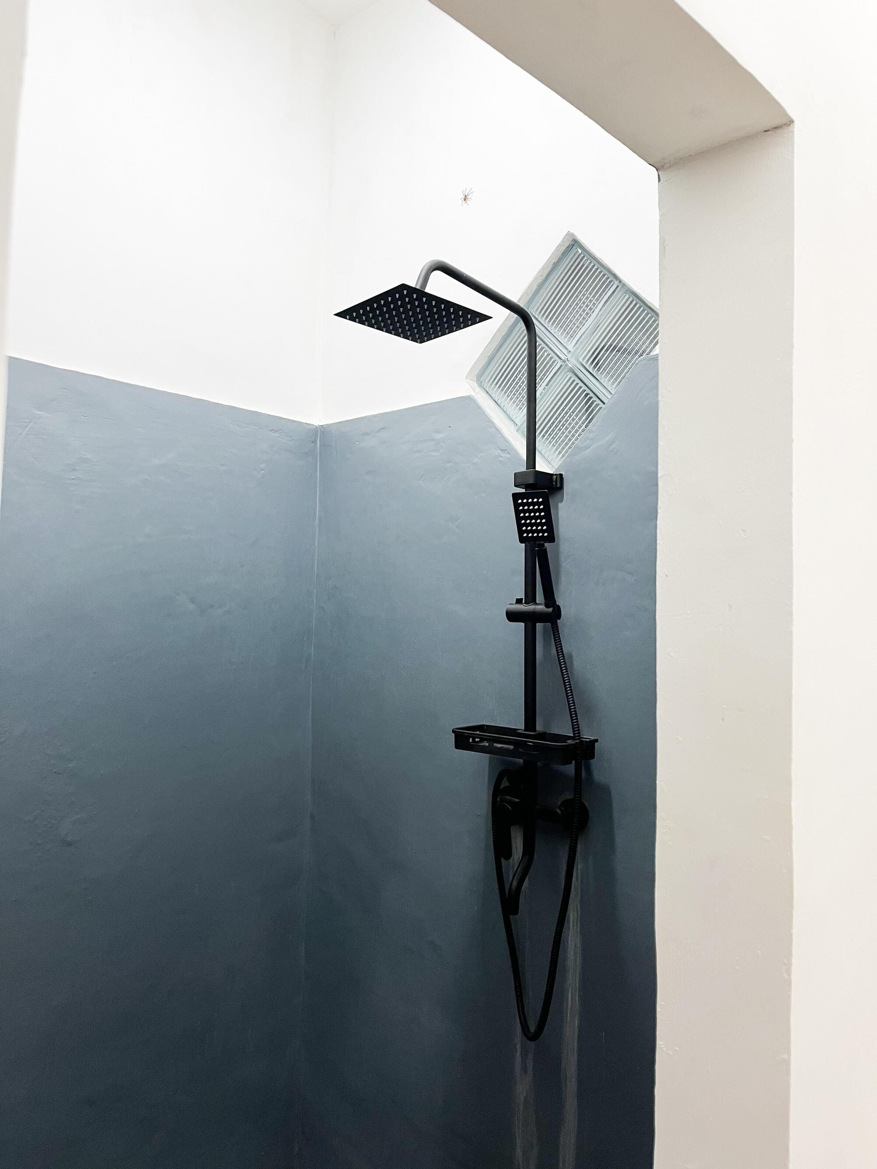 Double Room | Bathroom | Shower, free toiletries, towels, soap