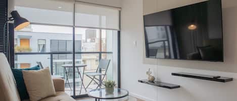 TV, stereo, offices