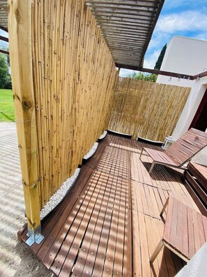 Terrace/patio - Unique space with private bathroom in a country house (Puerto de Pollensa)