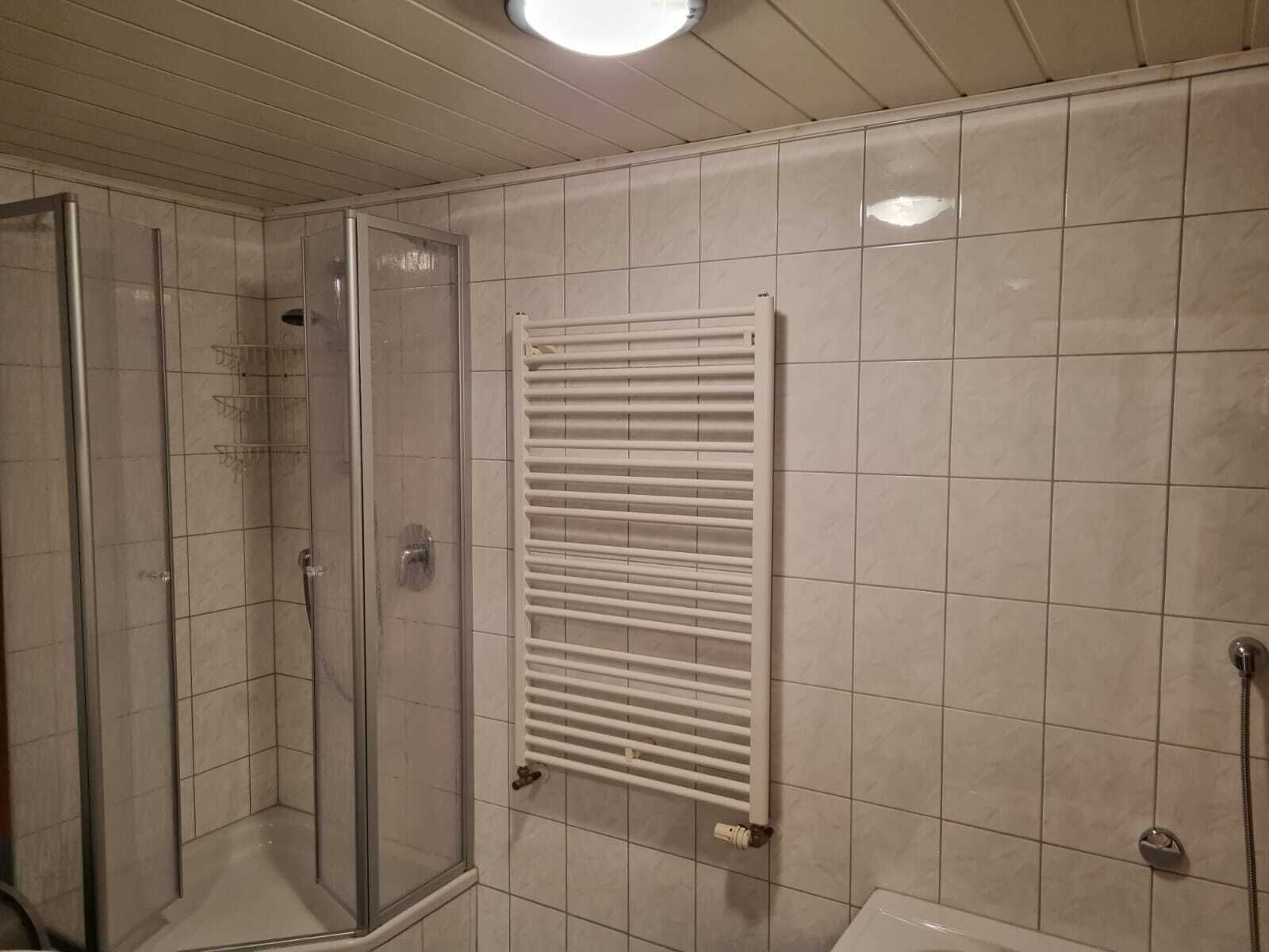 Regadera, secadora de cabello, toallas 