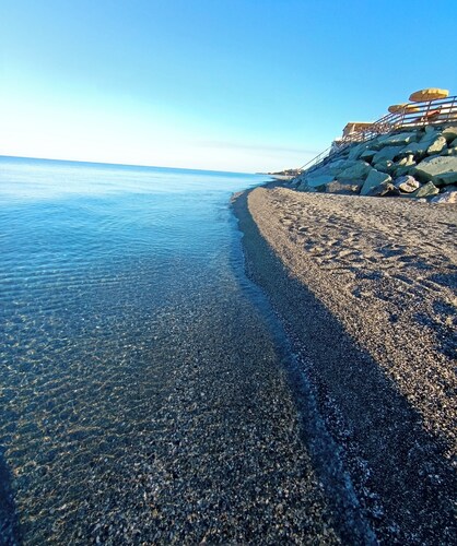 Vacation home on the beach.