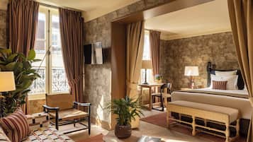 Exclusive-suite - byudsigt | 1 soveværelse, pengeskab på værelset, lydisolering