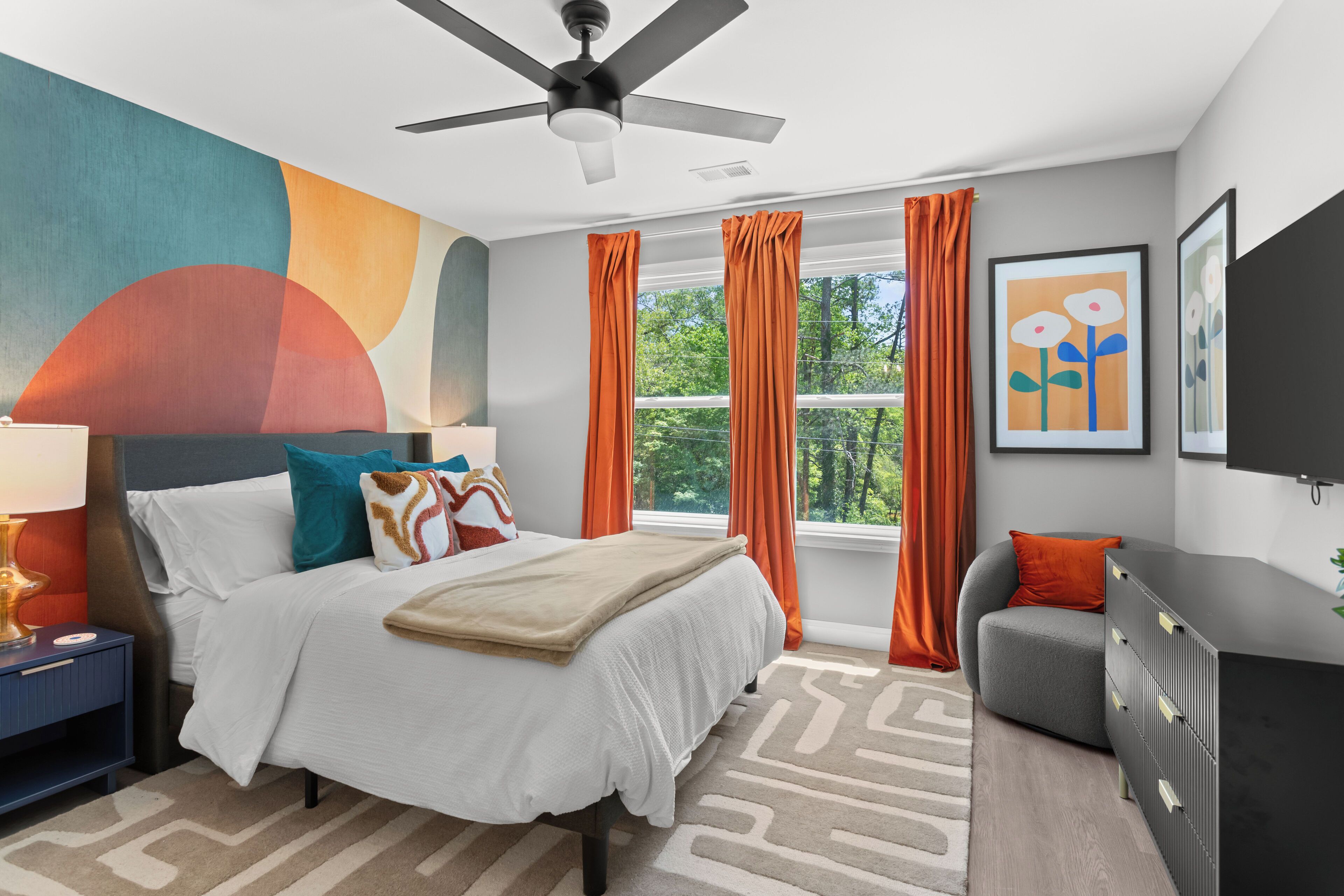 4 soveværelser, skrivebord, strygejern/strygebræt, gratis Wi-Fi