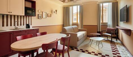 Appartamento Comfort, 1 camera da letto | Living area