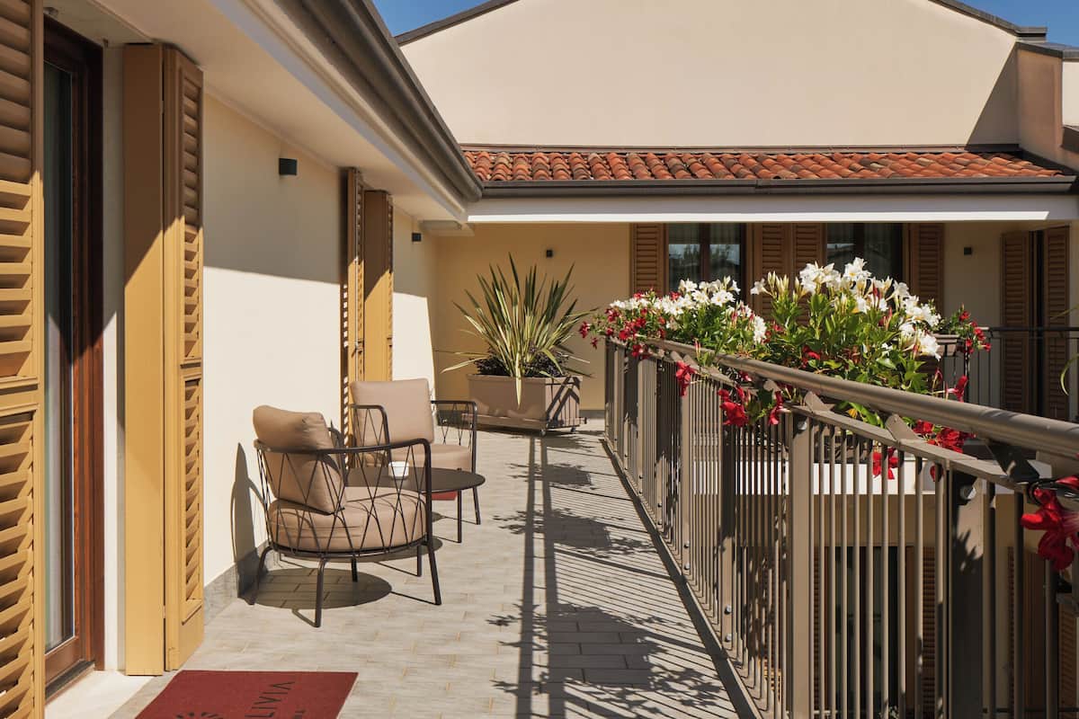 Appartamento Comfort, 1 camera da letto e terrazza | Teras/patio