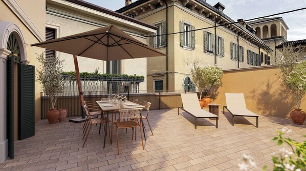 Appartamento Grand, 2 camere da letto e terrazza | Terrasse/Patio