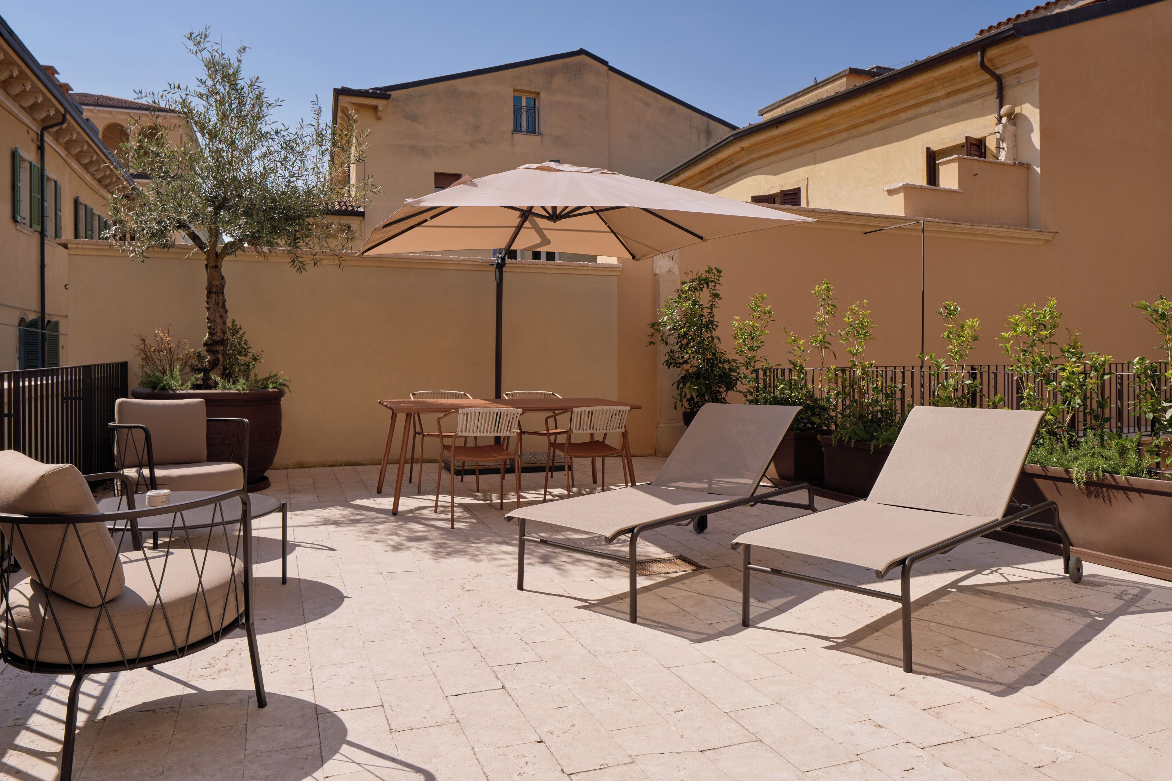 Appartamento Grand, 2 camere da letto e terrazza | Terrace/patio