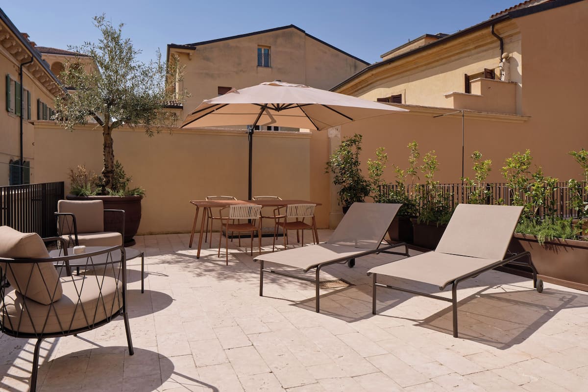 Appartamento Grand, 2 camere da letto e terrazza | Teras/patio