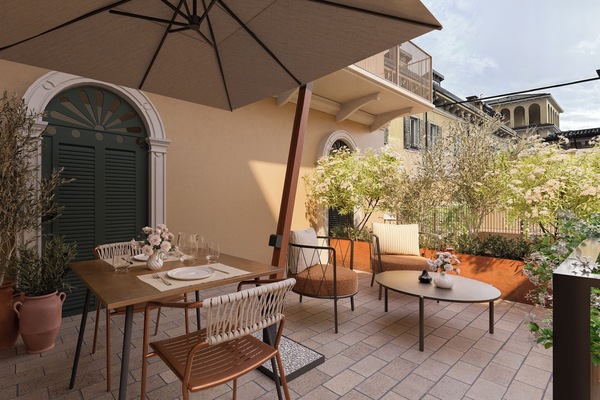 Monolocale, 1 letto king e 1 divano letto (King) e terrazza | Terras