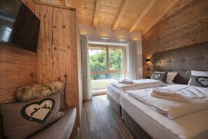 Chalet | 3 camere, con arredamento individuale, lenzuola