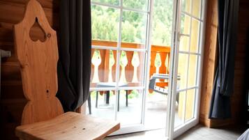 Basic Double Room, Balcony, Mountain View | Balcony