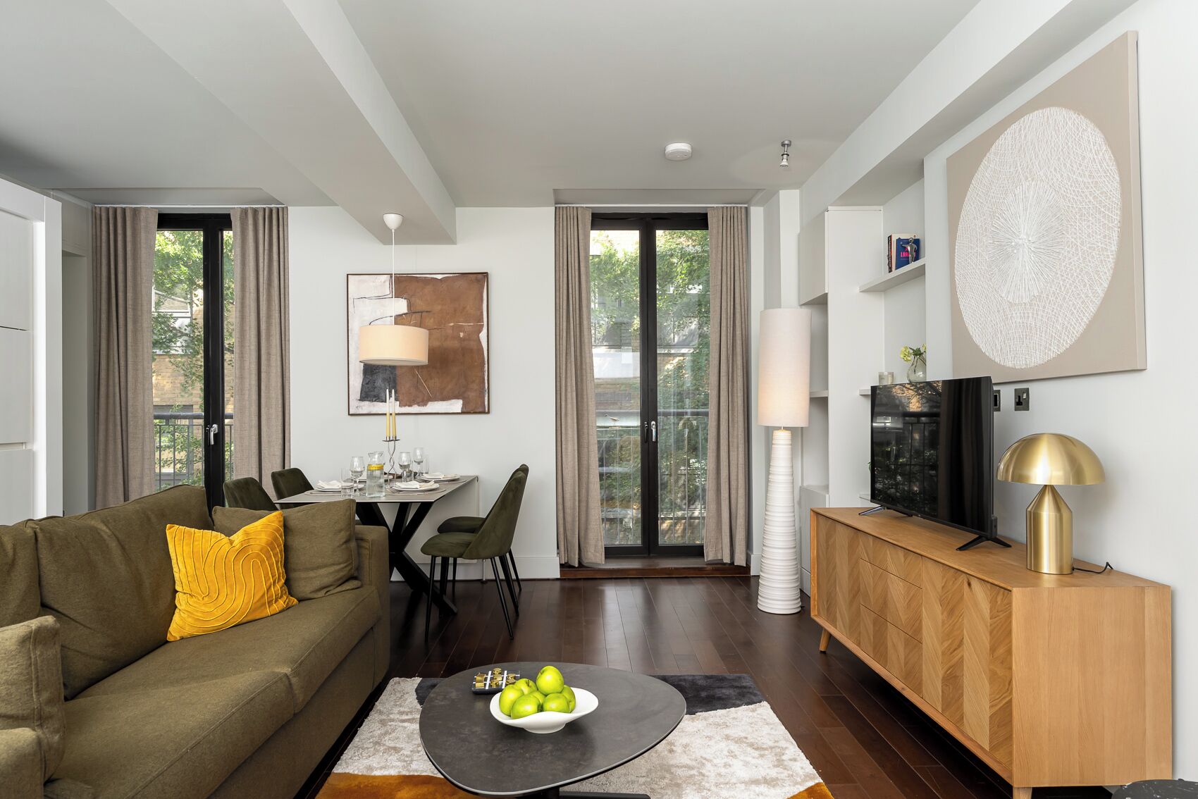 Apartamento galeria | Área de estar