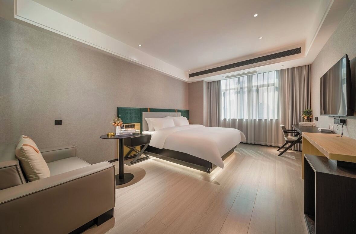 ห้องลักซ์ชัวรี่, วิวเมือง | ผ้าม่านกันแสง, ห้องเก็บเสียง, Wi-Fi ฟรี