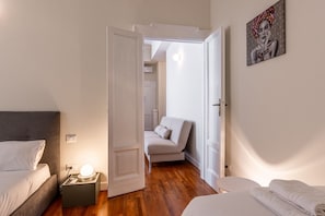 1 室のベッドルーム、アイロン / アイロン台、WiFi、ベッドシーツ