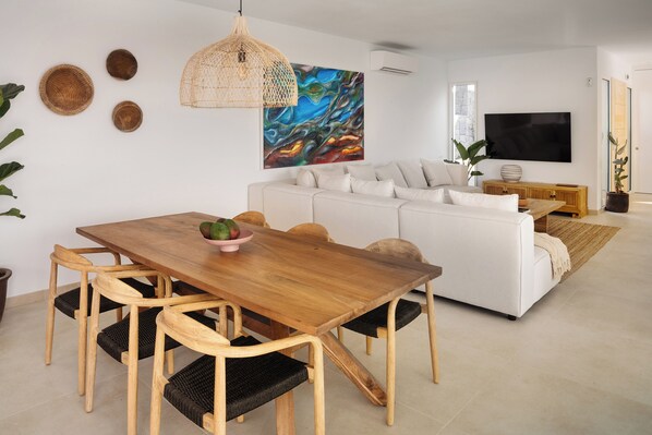 Superior Villa, 3 Bedrooms, Private Pool, Pool View | Living area - Villas Element by Villas Alondra (Tías)