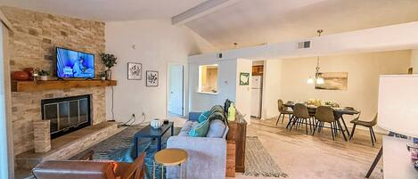 Älytelevisio, takka