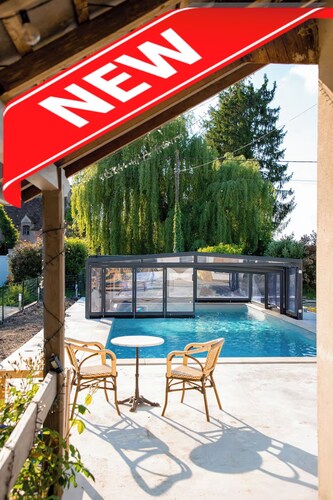 Cottage with private indoor swimming pool & SPA Near forest and river