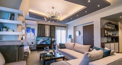 ARTica condo 1_2BR with fireplace, near Amoudara & Heraklion. Free Parking