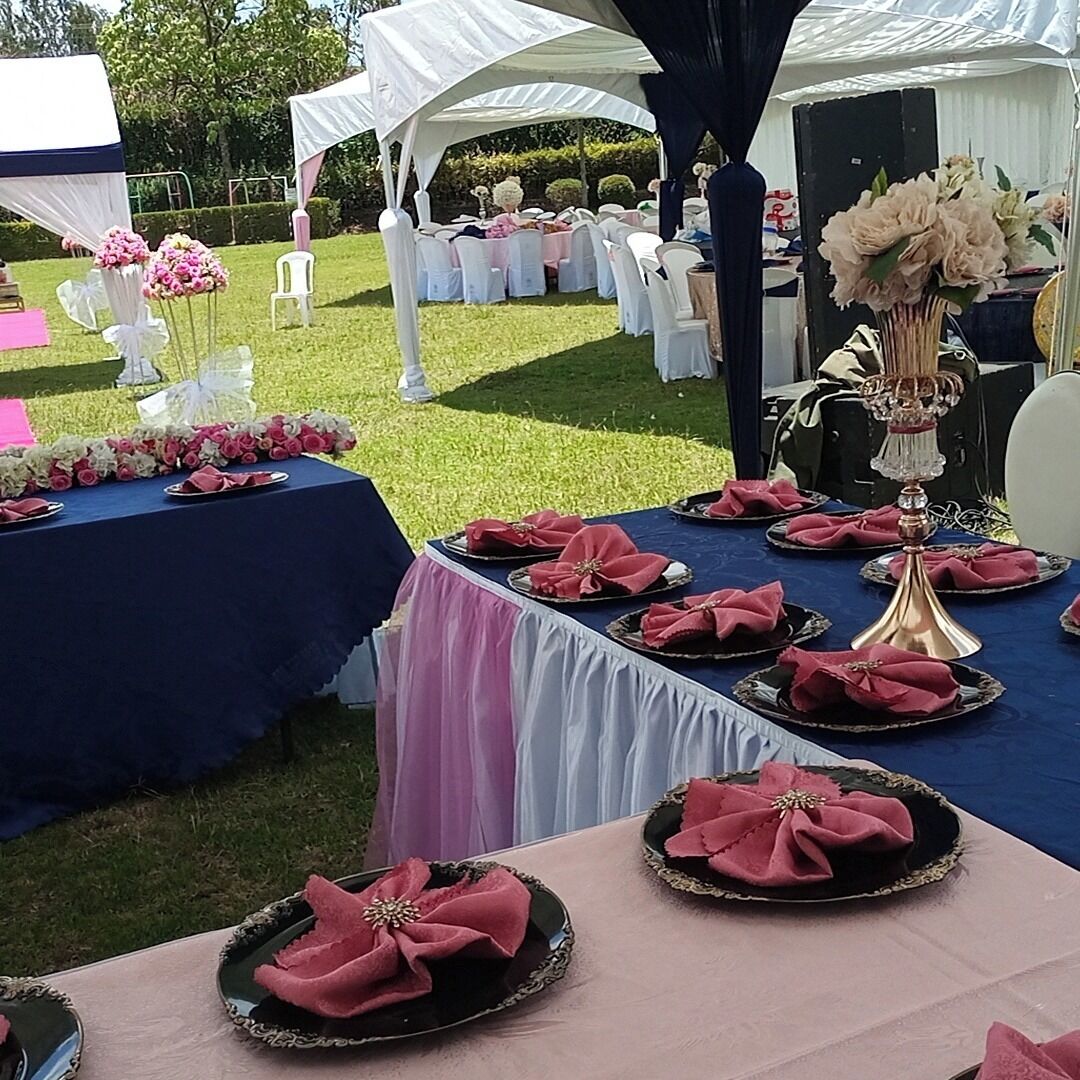 Área externa para banquete