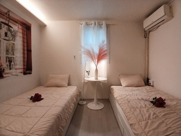 Phòng 2 giường đơn cơ bản | Truy cập Internet không dây miễn phí 