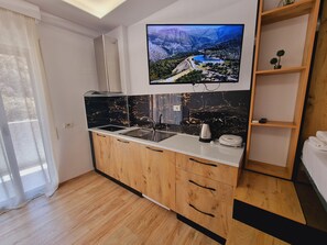 1 間睡房、熨斗/熨衫板、免費 Wi-Fi、床單