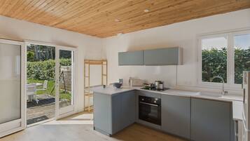 Réfrigérateur, four, lave-vaisselle, bouilloire électrique