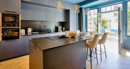 300 m from the beach, terrace, superb house for 4