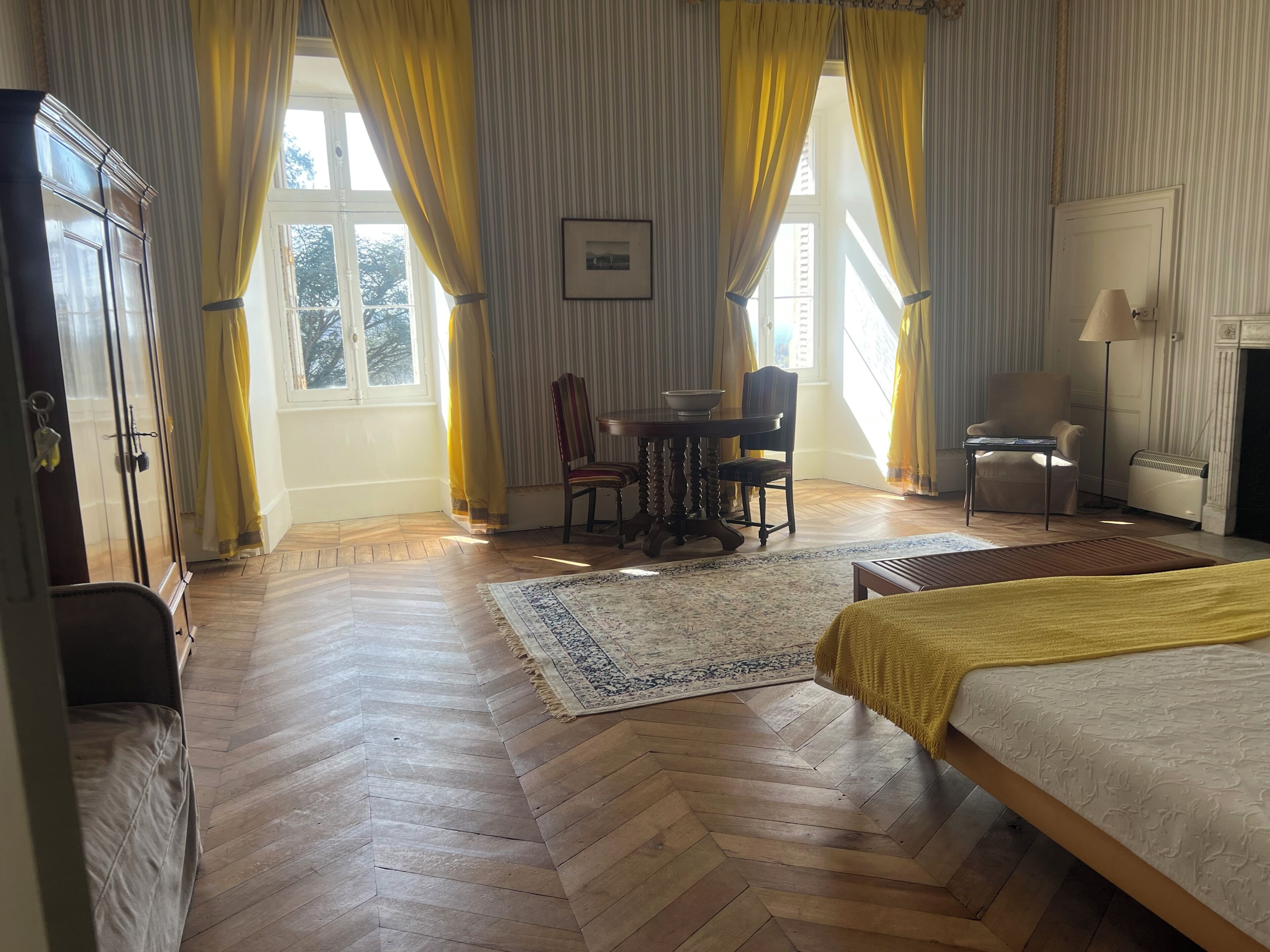 Deluxe Triple Room, Garden View (Jaune)