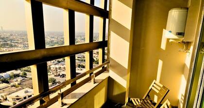 Chic 1-bedroom apartment with WiFi, AC in vibrant Lahore