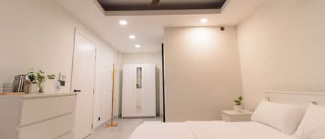 1 soverom, strykejern/-brett, wi-fi og sengetøy