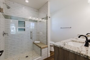 Shower, hair dryer