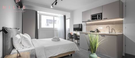 Iron/ironing board, cots/infant beds, free WiFi, bed sheets