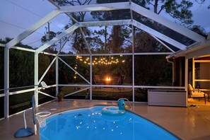 House (3 Bedrooms) | Interior - Pool & Fire Pit: Family-friendly Palm Bay Home! (Palm Bay)