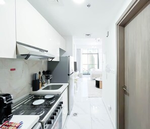 Interior - JVC Hideaway: Studio With Balcony and Amenities (Dubai)