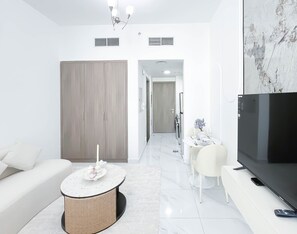 Interior - JVC Hideaway: Studio With Balcony and Amenities (Dubai)