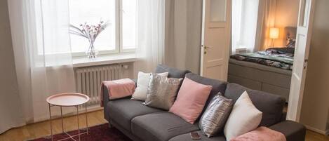 Appartement Confort, 1 chambre, vue ville | 1 chambre, fer et planche Ă repasser, Wi-Fi gratuit