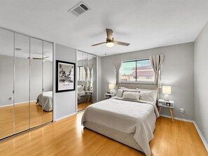 2 habitaciones, escritorio, wifi gratis y ropa de cama 