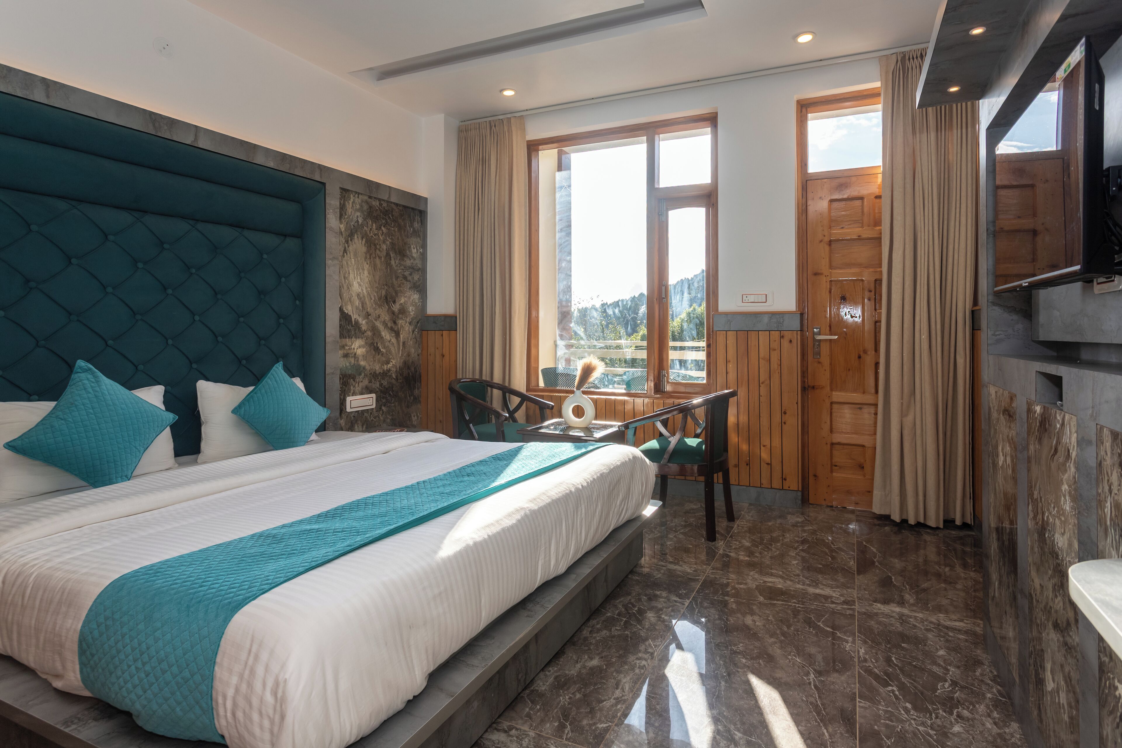 Vue sur les montagnes