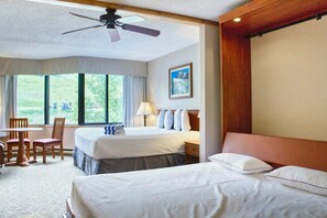 King Murphy Bed for extra sleeping space | Listed with @BookTraverse - Studio with Pool, Hot Tub, Biking Trails, Pets Okay (Crested Butte)