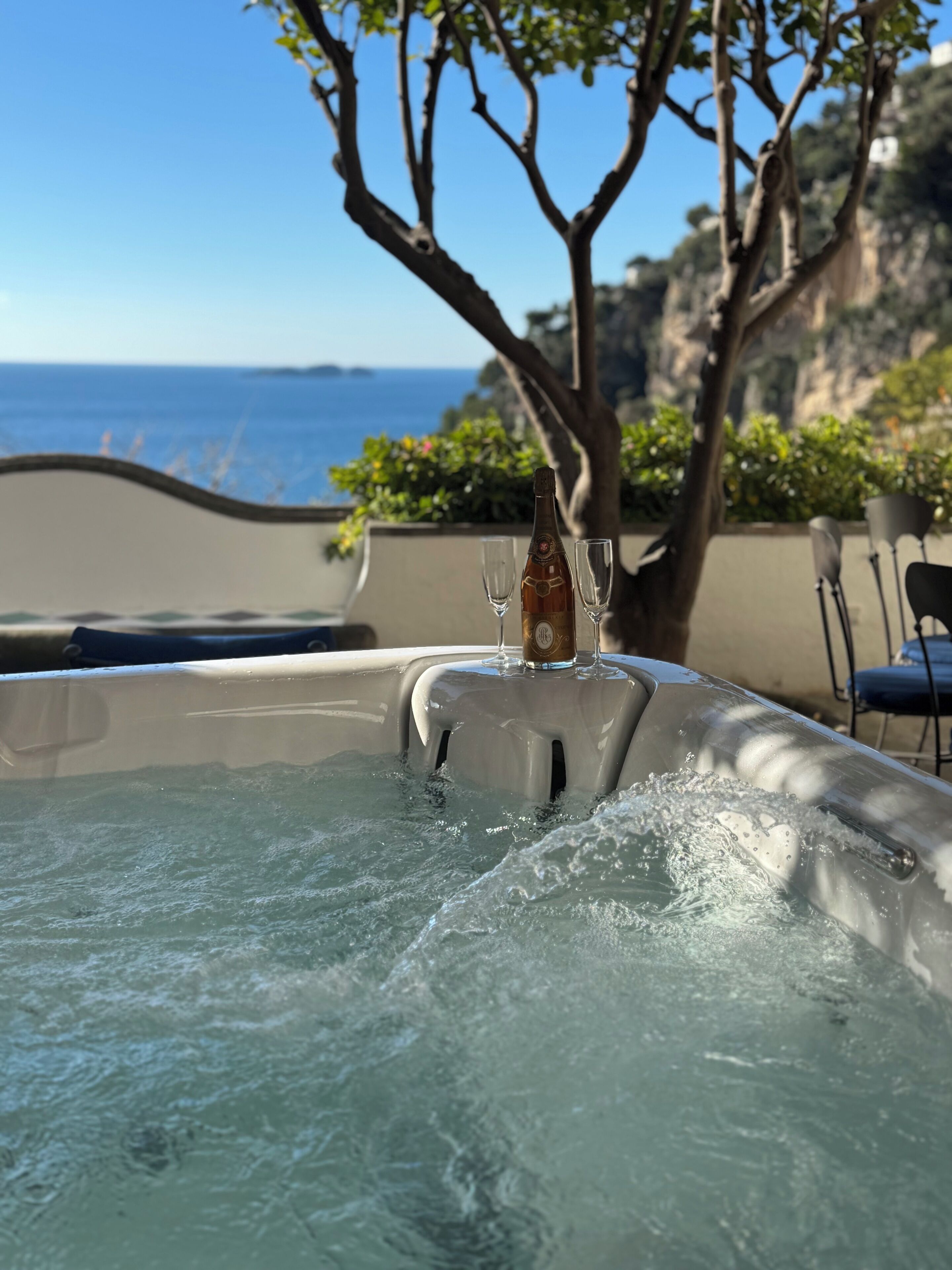 Idromassaggio all'aperto