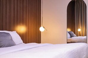 1 slaapkamer, een strijkplank/strijkijzer, wifi, beddengoed