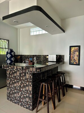 House, Pool View, Garden Area | Private kitchen