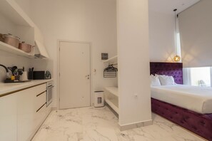 1 bedroom, iron/ironing board, Internet, bed sheets