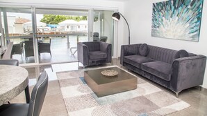 Luxury Townhome, Villa 247C | Living area - Blue Luxury Properties (Jolly Harbour)