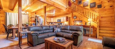 TV, fireplace, DVD player