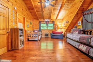 TV, fireplace, DVD player