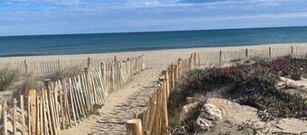 Rent beautiful studio in Leucate Aphrodite village / Naturist