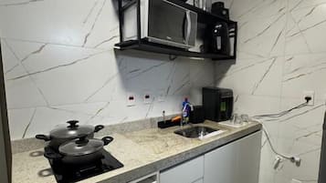 Microwave, stovetop, dishwasher, toaster